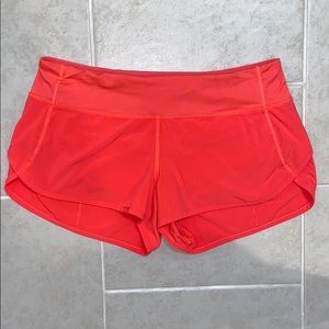 neon lulu speed up shorts!